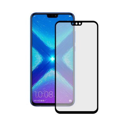 Tempered Glass Mobile Screen Protector Honor 8X KSIX Extreme 2.5D Black