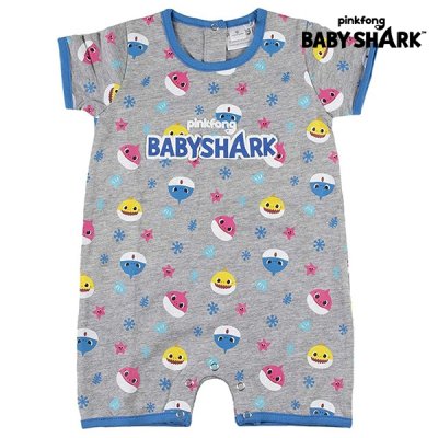 Baby's Short-sleeved Romper Suit Baby Shark