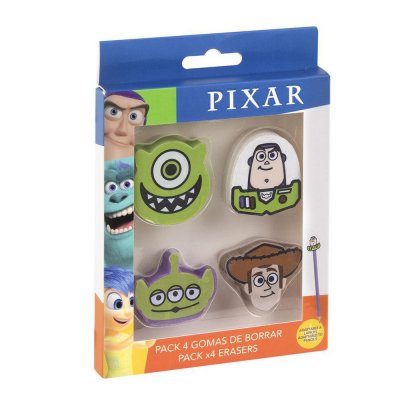 Eraser Set Pixar (4 pcs)