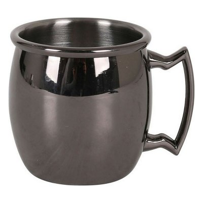 Beer Mug Inde Mini Luxury Black Stainless steel 60 ml 4,5 x 4,5 x 6 cm