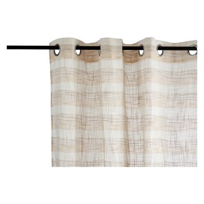 Curtains Brown Stripes Light brown (260 x 140 cm)