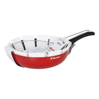 Frying pan with basket Quttin Infinity Red (Ø 26 cm)