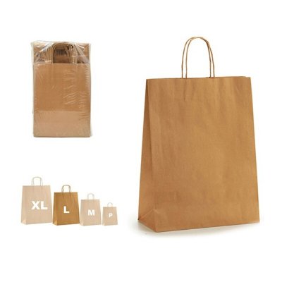 Paper Bag Hawanna Kraft Medium Brown (12 x 52 x 32 cm)