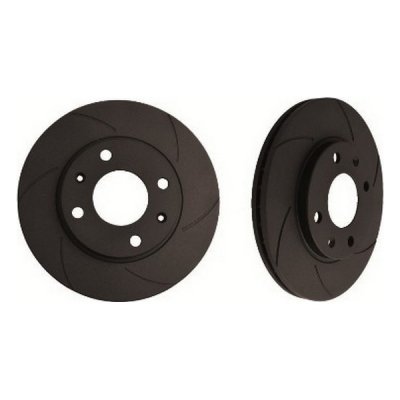 Brake Discs Black Diamond 6KBD1754G6 Ventilated Rear 6 Stripes