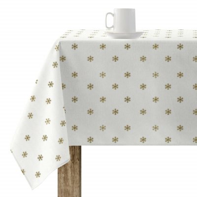 Antiflekk-harpiksduk Belum Snowflakes Gold Flerfarget 250 x 150 cm