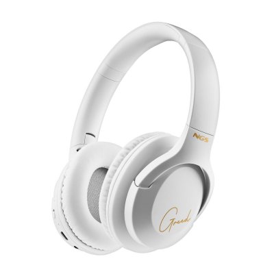Bluetooth Hodetelefon med Mikrofon NGS ARTICA GREED Hvit Svart (Fikset A)