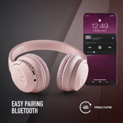 NGS Bluetooth-Hodetelefoner ARTICA CHILL TEAL rosa (1 enheter) Svart Plast