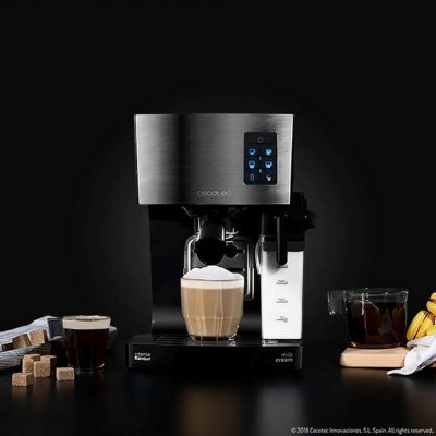 Cecotec Kaffemaskin Semiautomatisk Power Instant-ccino 20 bar 1, 4 L stål Rustfritt