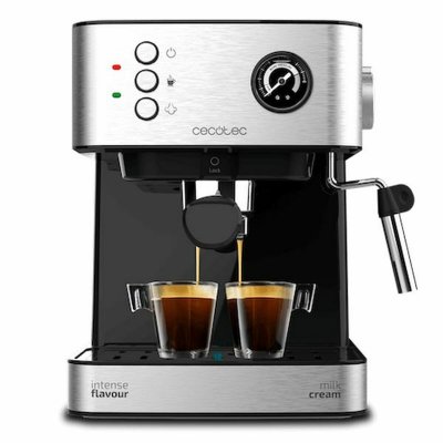 Cecotec Ekspress Manuell Kaffemaskin Power Espresso 20 Professionale 850 W 1, 5 L Svart Rustfritt stål