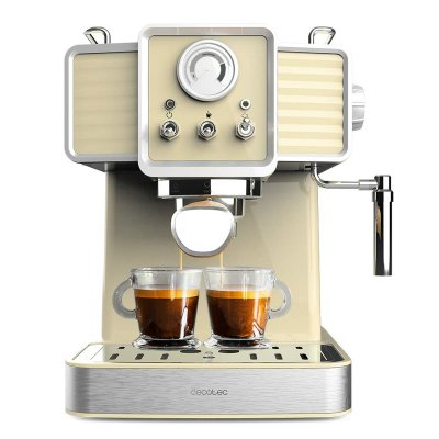 Cecotec Ekspress Manuell Kaffemaskin Power Espresso 20 1, 5 L Gul Rustfritt stål