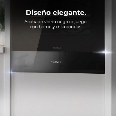 Cecotec tallerkenvarmer Hexa WD Glass Svart