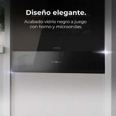 Cecotec tallerkenvarmer Hexa WD Glass Svart