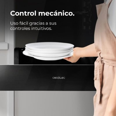 Cecotec tallerkenvarmer Hexa WD Glass Svart