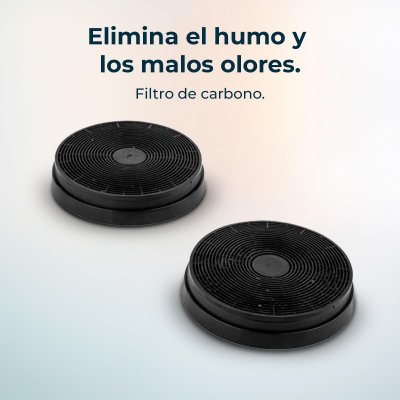 Cecotec Kjøkkenvifte Bolero Flux TT 608000 Slim Glass 60 cm Hvit A++ Rustfritt stål