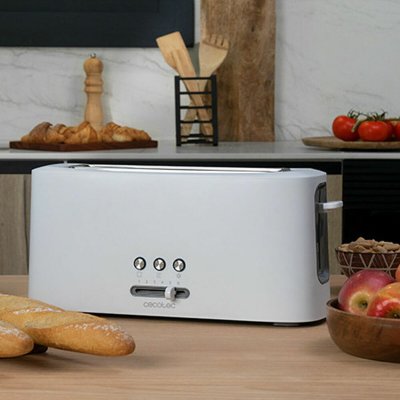 Cecotec Brødrister Cecotec Toast&Taste 10000 Extra hvit