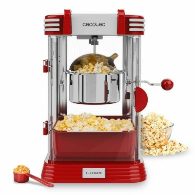 Cecotec Popcornmaskin Fun&Taste P’Corn Classic 300 W Rød Rustfritt stål