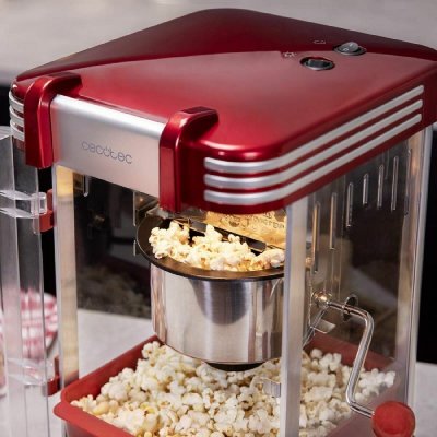 Cecotec Popcornmaskin Fun&Taste P’Corn Classic 300 W Rød Rustfritt stål