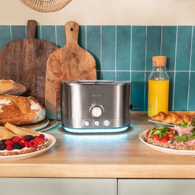 Cecotec Brødrister Shine&Toast Double Rustfritt stål