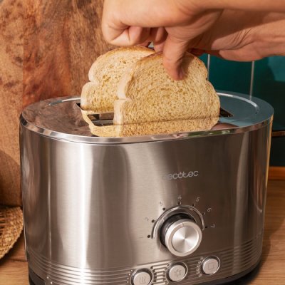 Cecotec Brødrister Shine&Toast Double Rustfritt stål