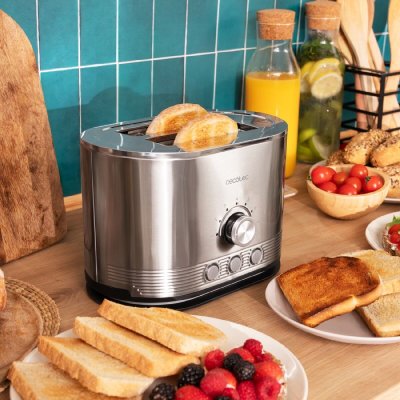 Cecotec Brødrister Shine&Toast Double Rustfritt stål