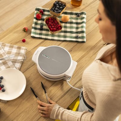 Cecotec Vaffeljern i rustfritt stål Fun Gofrestone 1000W, non-stick, vafler