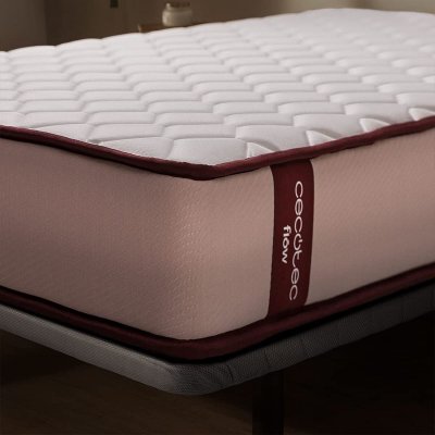 Cecotec Viscoelastisk Madrass Flow PureVital 1900 105x200 cm medium-fast ergonomisk Hvit