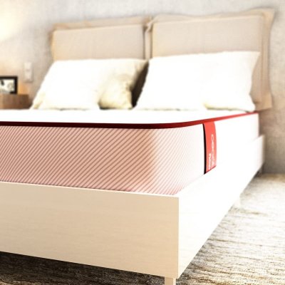 Cecotec Viscoelastisk Madrass Flow PureVital 1900 105x200 cm medium-fast ergonomisk Hvit