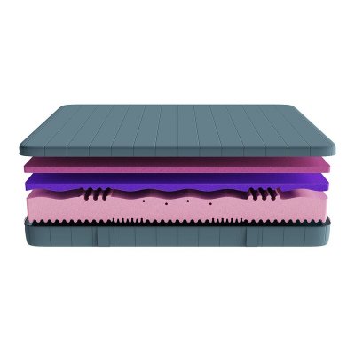 Cecotec Viscoelastisk madress med trekk Flow Genuine 135 x 190 cm Hvit