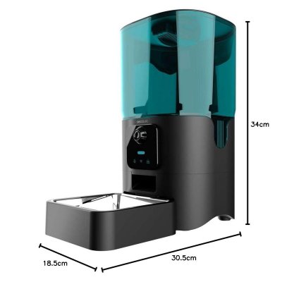 Cecotec Automatisk mater Pumba 6000 Purrfect Meal Smart Vision 6 L Svart Rustfritt stål