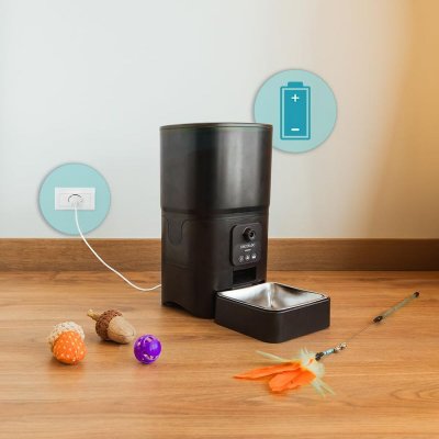 Cecotec Automatisk mater Pumba 6000 Purrfect Meal Smart Vision 6 L Svart Rustfritt stål