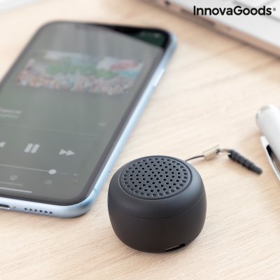 InnovaGoods Oppladbar bærbar trådløs minihøyttaler Miund InnovaGoods