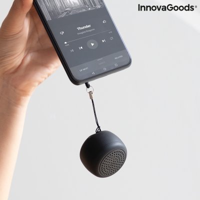 InnovaGoods Oppladbar bærbar trådløs minihøyttaler Miund InnovaGoods