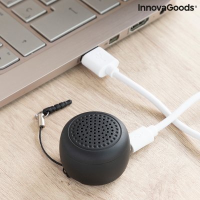 InnovaGoods Oppladbar bærbar trådløs minihøyttaler Miund InnovaGoods