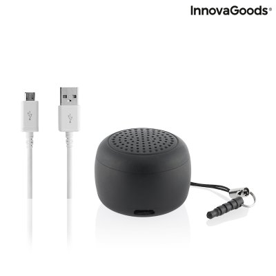 InnovaGoods Oppladbar bærbar trådløs minihøyttaler Miund InnovaGoods
