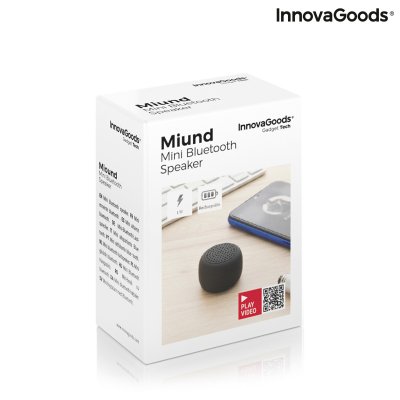InnovaGoods Oppladbar bærbar trådløs minihøyttaler Miund InnovaGoods