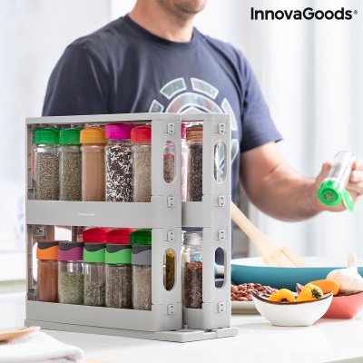 InnovaGoods Skyvende og svingende krydderorganisator Rispick InnovaGoods
