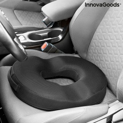 InnovaGoods Gele og Bambus Kull Pute med Avtagbart Dekken Charnut InnovaGoods