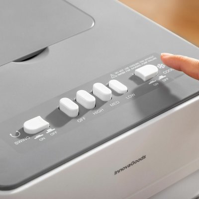 InnovaGoods Bærbar multifunksjonell fordampningskjøler Airvecove 5 L 65 W Hvit