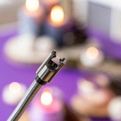 InnovaGoods Bøyelig oppladbar elektrisk lighter Eflecther Svart Aluminium