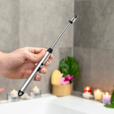 InnovaGoods Bøyelig oppladbar elektrisk lighter Eflecther Svart Aluminium