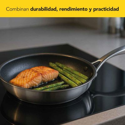 Castey Panne EA-S18 Grå Rustfritt stål Ø 18 cm