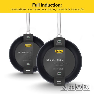 Castey Panne EA-S18 Grå Rustfritt stål Ø 18 cm