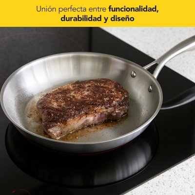 Castey Panne E-S18 Grå Rustfritt stål Ø 18 cm