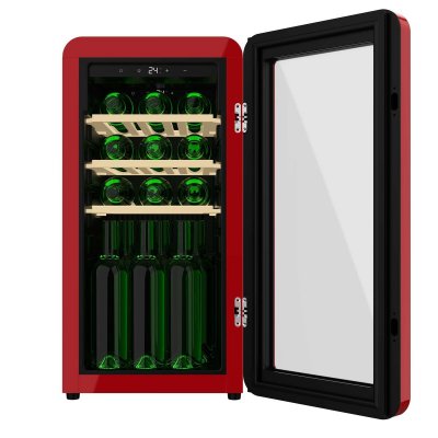 Cecotec Vinoteca 18 flasker Bolero GrandSommelier Origin Rød Glass