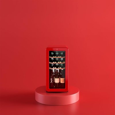 Cecotec Vinoteca 18 flasker Bolero GrandSommelier Origin Rød Glass