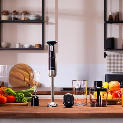 Cecotec Håndholdt Mikser 1800 W Svart Rustfritt stål