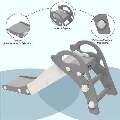 Koala Kjelke Delfin 125 x 43 54, 2 cm Grå
