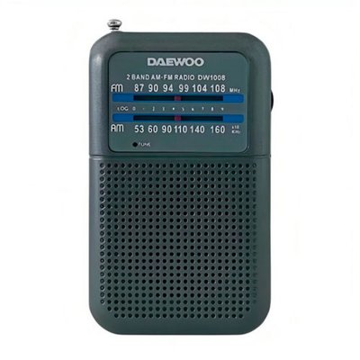 Daewoo Transistorradio DW1008GR Svart Retro