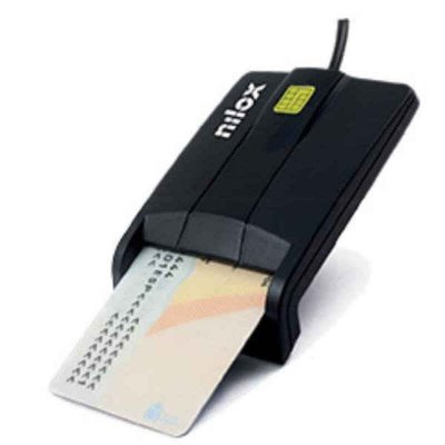 Card Reader Nilox NXLD001 DNI (ID Card) Black