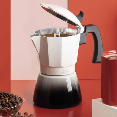 JATA Italian Kaffekanne HCAF2409 Krem Aluminium 9 Kopper